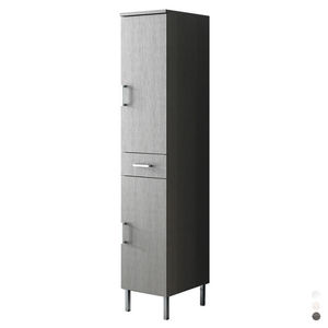 Mueble de baño Venice Column de 180 cm, blanco brillante, con almacenamiento para baños - Product Image 1