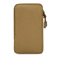 Étui de chasse unisexe en nylon imperméable camouflage à ouverture rapide avec fermeture ouverte pour port dissimulé, pochette de ceinture (19,5x9cm)