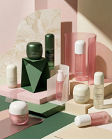 Ensemble d'emballages de luxe pour soins de la peau, flacon de sérum en verre vide, pot de crème, emballage personnalisé avec logo, marque privée, cosmétique OEM