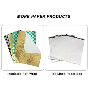 Greaseproof Paper <b>Wrap</b> Bags 30gsm-50gsm Printed Greaseproof Paper Rolls for Bread for Food Packaging - Product Image 5
