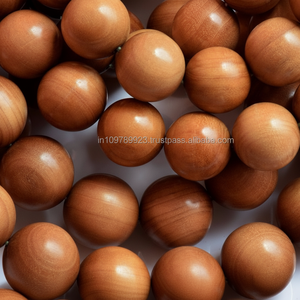 ลูกปัดไม้จันทน์สำหรับทำอะโรมาติกมาลาแบบ DIY เหมาะสำหรับเครื่องประดับทางจิตวิญญาณ - Product Image 1