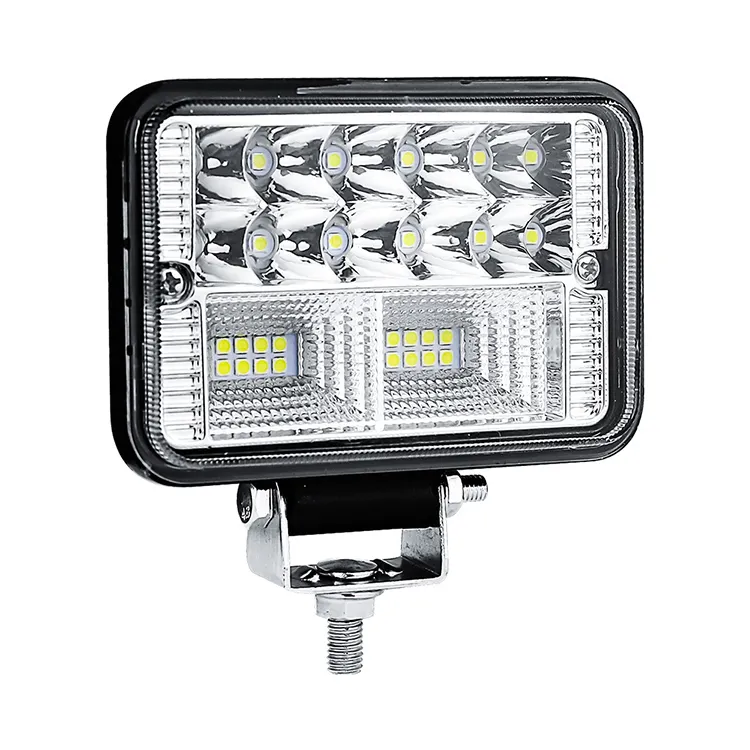 고출력 4 인치 26LED 78W LED 작업등 바 사각 스포트라이트 12V 24V 트럭 오프로드 자동차 헤드 라이트 바 스팟