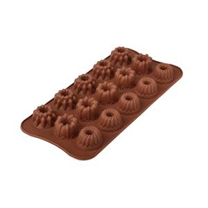 15-Hole <b>Silicone</b> 3D Sustainable Cake Tools <b>Baking</b> Mold <b>Tray</b> for Products Chocolate Decorative Number Moulds - Product Image 1