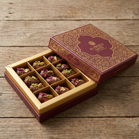 Boîte d'emballage sur mesure pour jujubes |   Boîte en carton alimentaire résistante à la graisse pour fruits secs |   Boîte cadeau personnalisée pour dattes rouges
