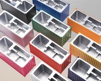 Porte-stylos de bureau en plastique moderne de luxe personnalisable, design créatif - Impression offset pour cadeaux promotionnels d'entreprise pour anniversaire