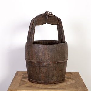 Trung Quốc Cổ Mộc Mạc Cổ Điển Rắn Gỗ Nước Xô Trồng Hoa - Product Image 6