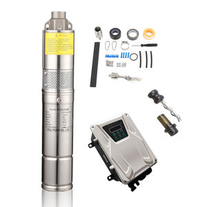 Pompes Solaires à Tête de 80m DC pour Forage Profond en Afrique pour Irrigation, <span class=keywords><strong>Pompe</strong></span> Hélicoïdale <span class=keywords><strong>Solaire</strong></span> Submersible avec Vis 24V - Product Image 6