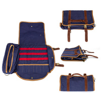 Sac de rangement pour ustensiles de camping et accessoires de bar, kit de barman, shaker à cocktails, outils de mélange, sac en toile imperméable portable