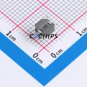 TS011-TBW1FH3.5 Tactile Switch SMD-4P,5.1x5.1mm Switch Single Pole Single Throw Round Button 2.5N Vertical Mount - Product Image 2