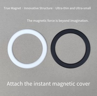 Kit Magnétique Chargeur Magsafe Charge Rapide pour iPhone AirPods Adaptateur Câble Portable Sans Fil Efficace et Compact