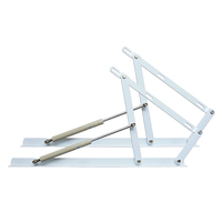 Support de lit relevable hydraulique pneumatique robuste en fer avec vérin à gaz, design moderne, installation facile pour chambre à coucher