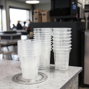 Vật Liệu Vật Nuôi 24Oz Cốc Cầm Tay Công Suất Lớn 550Ml Dùng Một Lần Trong Suốt Cốc Nhựa Cho Nước Ép Trái Cây Nước Giải Khát Nước Khoáng - Product Image 6