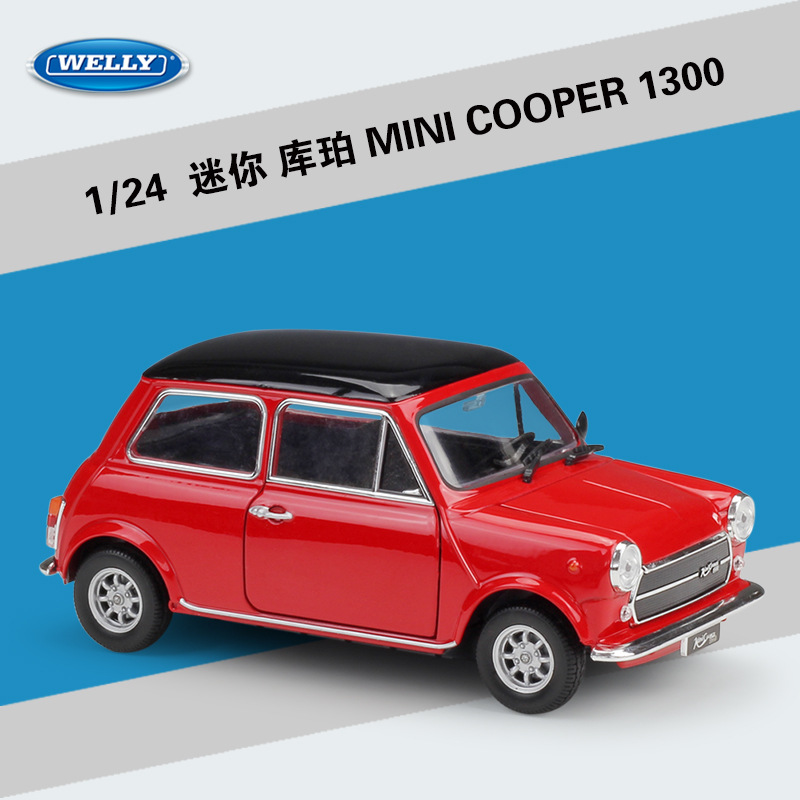 1/24 mini cooper 1300 rouge