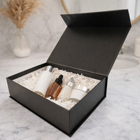 Recycled Materials Folding Magnetic Paper Gift Box with Matt Lamination for Clothing Custom Logo