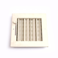 Diffuseur d'air réglable en fer de haute qualité 6*6 8*4 10*6 12*6 18*6 24*6, grille de ventilation pour climatiseur, couvercle d'aération refermable