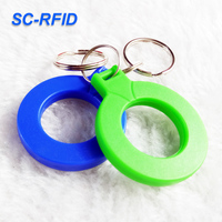 Porte-clés RFID programmable multicolore TK4100 ABS, clé passive, porte-clés RFID pour la sécurité des appartements, des bureaux et des portails