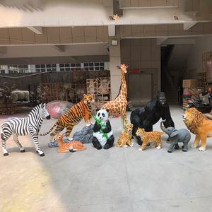 Animales de Peluche de Resina Estilo Safari, Manualidades de Fibra de Vidrio/Tema de la Selva, Jirafa Inflable Gigante/Animales de Tamaño Real, Escultura de Animales Realista - Product Image 6