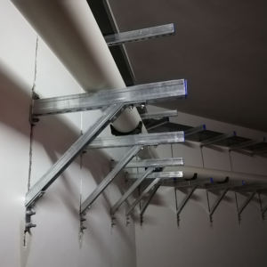 Sıcak haddelenmiş 41*41 dikme kanal karbon çelik U Metal kanal boru hattı destek sistemi için oluklu uniwall duvar braketi - Product Image 6