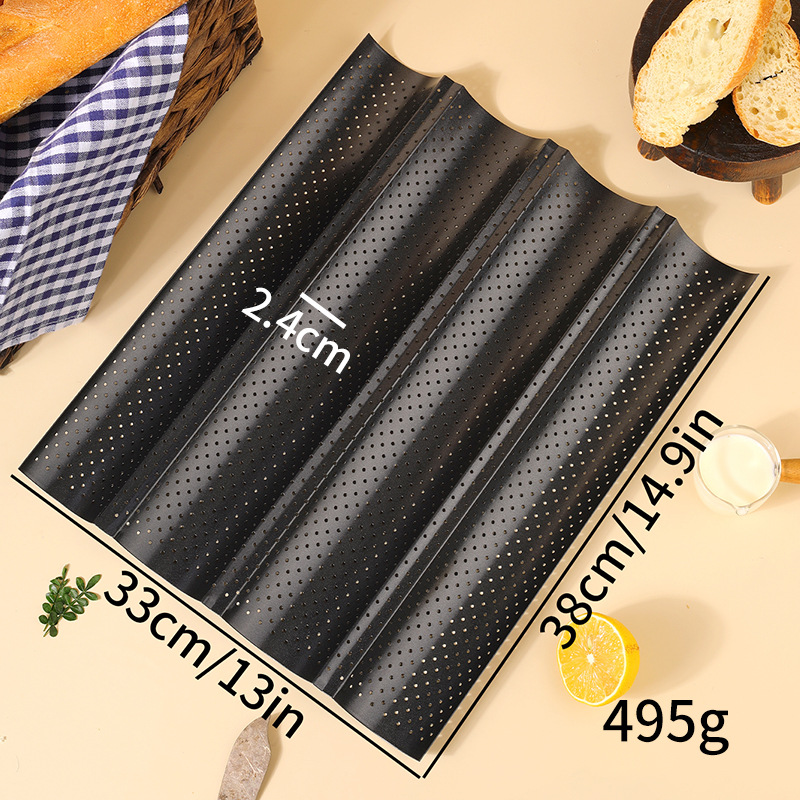 Grande baguette 4 fentes-noirGrande baguette 4 fentes-noir