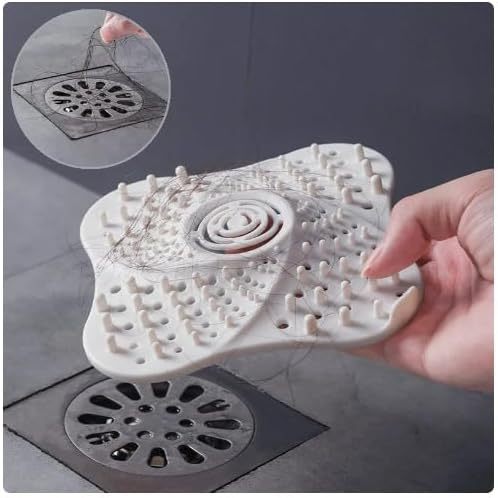 Silicone Floor Drain Filter, Built-in Suction Cup Bathtub Drain Cover,Suitable for Bathroom Bathtub Kitchen · image 4