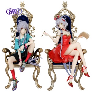 Luo Tianyi Secret Garden Princesse Trône Figure Double Ver. Robe rouge et tenue décontractée bleue Anime Bishoujo Statue à collectionner - Product Image 1