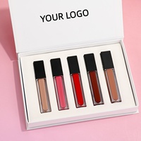 Gloss à lèvres scintillant très vendu, gloss à lèvres personnalisé avec logo, gloss à lèvres imperméable longue tenue, marque privée