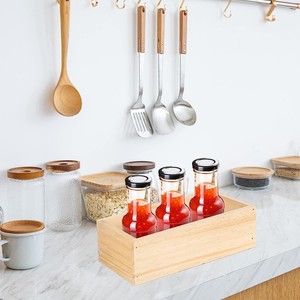 Boîte de rangement en bois rectangulaire, en bois massif, type sur pied, pour emballage général, durable - Product Image 1