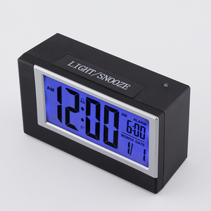 Horloge numérique LCD intelligente multifonctionnelle de bureau, vente en gros d'usine, pour étudiants, avec alarme électronique et radio-<span class=keywords><strong>réveil</strong></span> (<span class=keywords><strong>ondes</strong></span> radio en option) - Product Image 4
