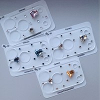 Film de protection d'objectif transparent Advanced Sense Niche Heavy Industry 3D Love Rhinestone Glass Sticker pour iPhone 18 17 16 15 14 Pro Max
