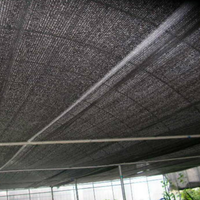 Toile d'ombrage agricole noire pour serre, abri de jardin, toit, filet pare-soleil protecteur en rouleau