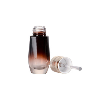 Botella de vidrio de aceite esencial de lujo de 20ml con cuentagotas Mismo estilo Estel Serum Calidad Cuidado DE LA PIEL Proveedor de contenedores de vidrio - Product Image 2