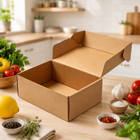 Boîtes en carton ondulé de couleur unie, boîtes de livraison express personnalisées, boîtes d'avion, boîtes en papier écologiques, vente en gros