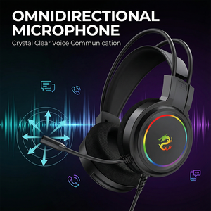 <span class=keywords><strong>Casque</strong></span> <span class=keywords><strong>de</strong></span> jeu PJT-DEP2449 avec écouteurs filaires supra-auriculaires, affichage numérique, indicateur <span class=keywords><strong>de</strong></span> batterie, réduction du <span class=keywords><strong>bruit</strong></span> pour les jeux sur PC - Product Image 6