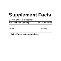 Capsules de GABA Pureté 99% - Supplément d'acide gamma-aminobutyrique pour adultes, Fournisseur d'usine OEM/ODM Vente en gros