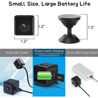 Caméra miniature Wifi de sécurité pour bébé à domicile vidéo HD 1080P sans fil grand angle DVR vision nocturne infrarouge mini petites caméras