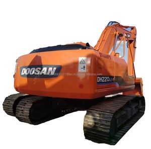 รถขุด DOOSAN DH220 รุ่นปี 2023 ราคาถูก ขายดี เครื่องจักรก่อสร้างไฮดรอลิกจากเกาหลี เครื่องยนต์ 22 ตัน น้ำหนักใช้งาน 108 กิโลวัตต์ - Product Image 1