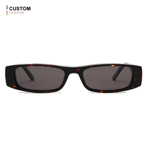 カスタム高級メンズ＆レディースデザイナーサングラス 小さな酢酸ガラス 偏光アセテートサングラス - Product Image 5