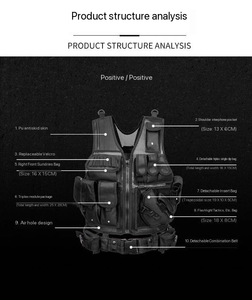 Popular Mesh Breathable Outdoor Training Gear Waterproof Protective Equipment Made Polyester <b>Tactical</b> <b>Vest</b> Bag - Product Image 2
