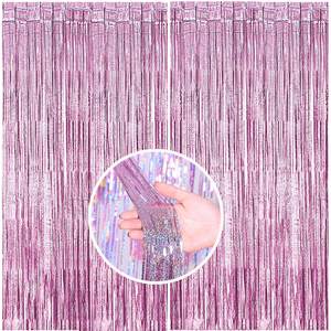 Tinsel splendente tende con frangia a forma di Tinsel decorazioni per sfondo per festa di nozze compleanno feste di natale forniture - Product Image 2
