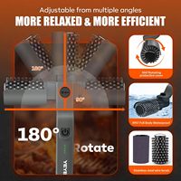 Sikat Pembersih Panggangan SEB Stainless Steel Isi Ulang dengan Kepala 7 Sudut yang Dapat Disesuaikan, Rotasi Kuat untuk Rak Panggangan Arang BBQ