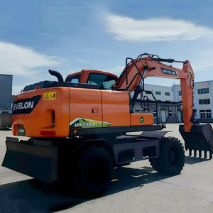 Oferta Especial: Excavadora de Ruedas Develon DX150WE DX150W de 15 Toneladas para Movimiento de Tierras y Construcción con Cucharón de 0.57m³ - ¡En Stock para Venta! - Product Image 5