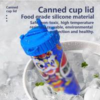 Vente en gros ONEQUAN, bouchons de canettes de soda en silicone réutilisables sans BPA, couvercles pour canettes de soda standard