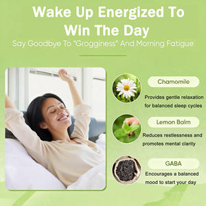 แคปซูล OEM ช่วยการนอนหลับเพื่อสุขภาพ สารสกัดจากรากวาเลอเรียนา ผสม GABA ช่วยการนอนหลับอย่างเป็นธรรมชาติ พร้อมเสริมสร้างความจำ สำหรับผู้หญิงและผู้ใหญ่ - Product Image 4