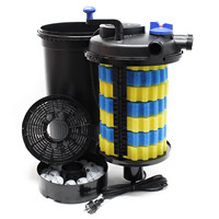 Filtre à eau pour bassin à poissons Koi SUNSUN CPF-15000, écologique, ultra silencieux, économie d'énergie, UVC 18W, jusqu'à 30000L