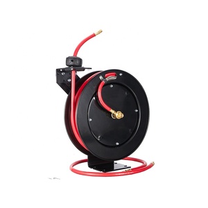Carrete de Manguera de Agua y Aire Retráctil de Alta Presión para Jardín, Montado en la Pared, Resistente - Product Image 6