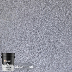 Peinture murale acrylique inodore durable Wufushan, <span class=keywords><strong>prix</strong></span> usine, haute qualité, écologique, facile à nettoyer, application au pinceau - Product Image 2