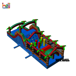 Parcours d'obstacles gonflable commercial pour enfants et adultes - Product Image 2