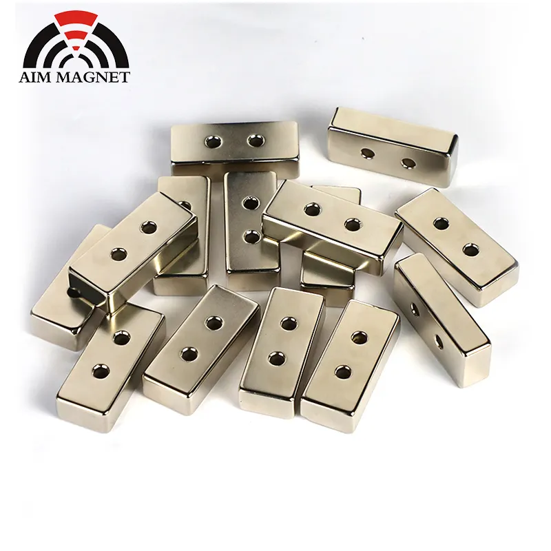 n50 strong permanent rare earth neodymium pot magnets with Countersunk Internal thread hole
