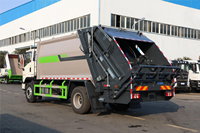 Camion à ordures compacteur Shacman 4X2 14m³ pour la collecte des déchets sur les chantiers de construction