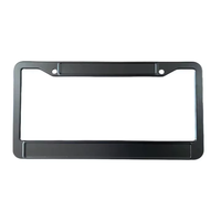 Support de cadre de plaque d'immatriculation en aluminium de haute qualité avec logo personnalisé pour motos